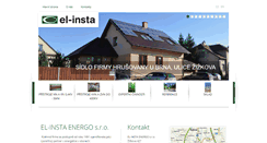 Desktop Screenshot of el-insta.cz